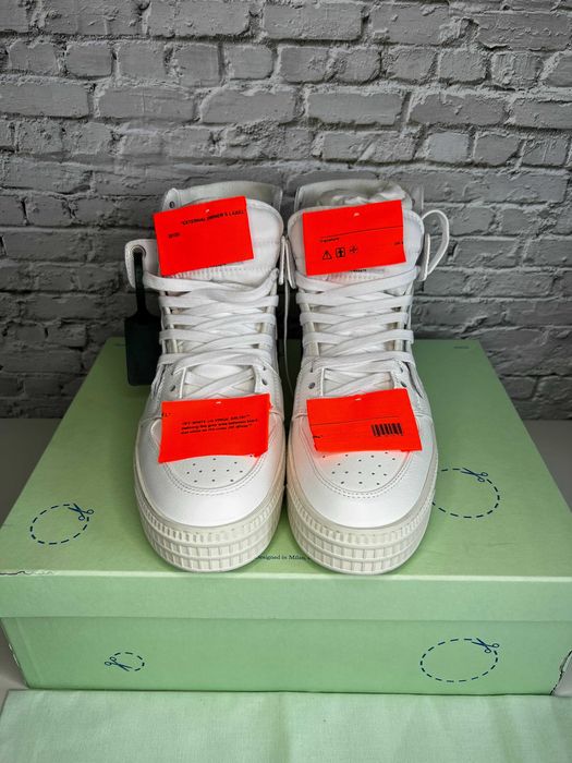 Off White Court 3.0 Full White Sneakers High | IT 42 fit 43 cu FACTURA