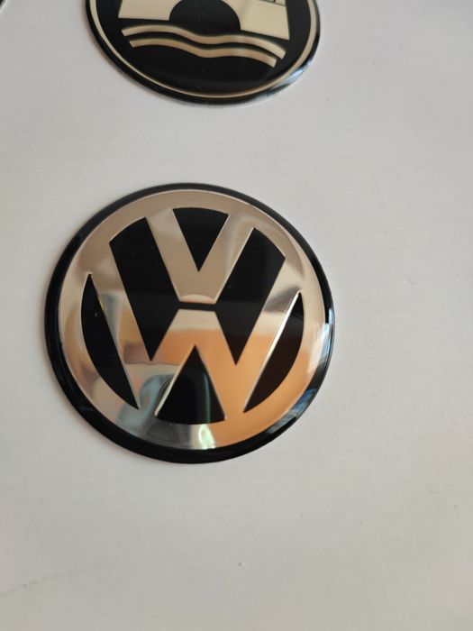 Емблема волан VW GTI Wolfsburg 45мм, 56мм ГТИ емблеми