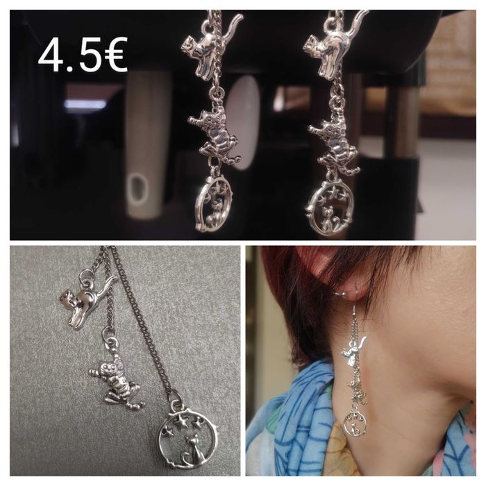 Ръчно изработени обици с кауза