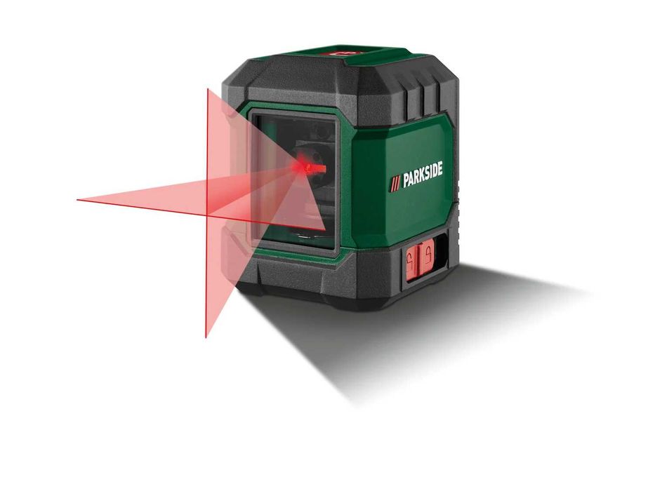 Laser cu linii în cruce PARKSIDE PKLL 7 ​​​​F5 cu clema acumulator