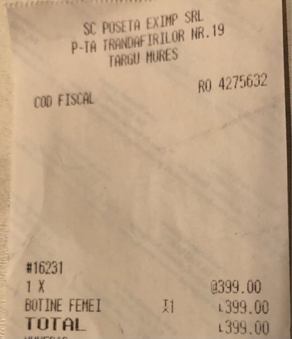 Botine femei Derby DeLux, marimea 39