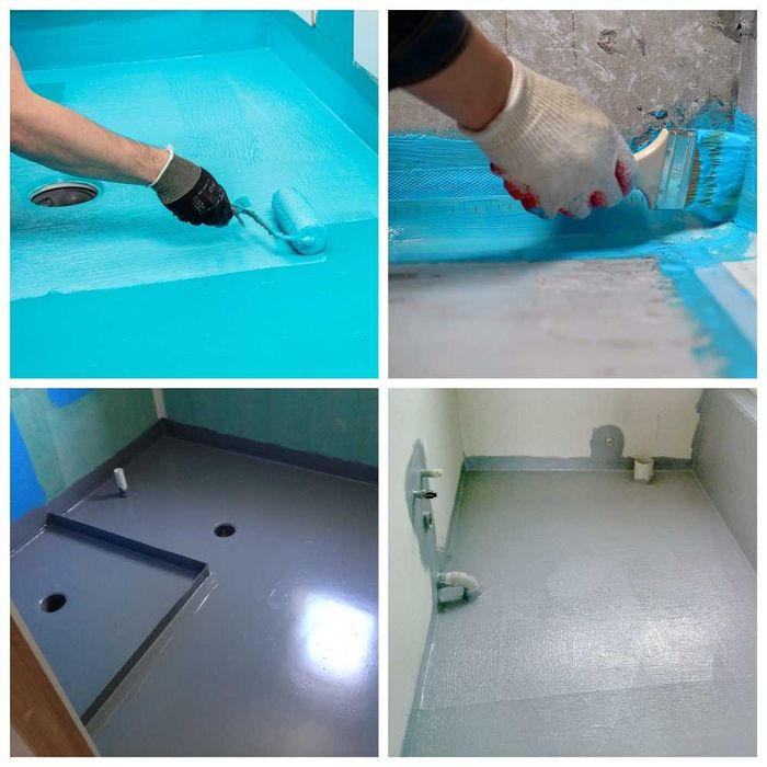 Цветная однокомпонентная гидроизоляция под плитку