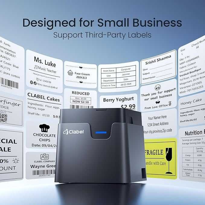 Принтер за етикети НОВ CLABEL 221D Bluetooth Thermal Label Printer