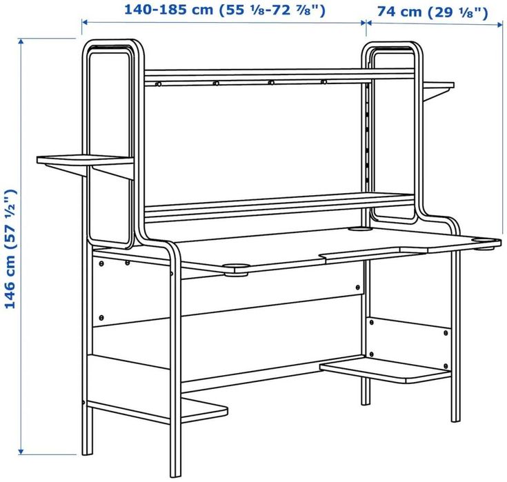 Стол компьютерный IKEA Фредде