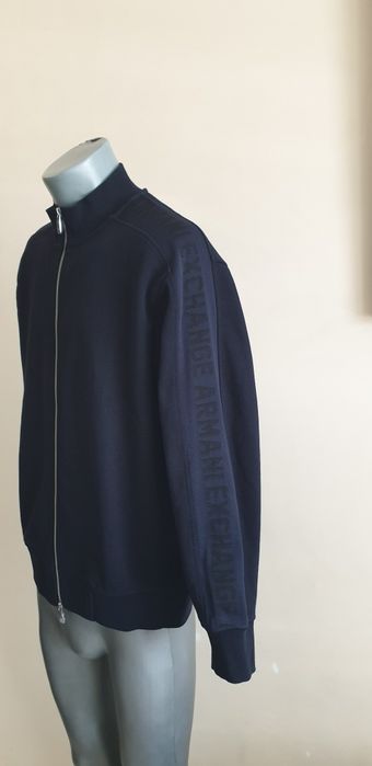 Armani Exchange Full Zip Cotton Knit M / L НОВО ОРИГИНАЛ Мъжко Горнище