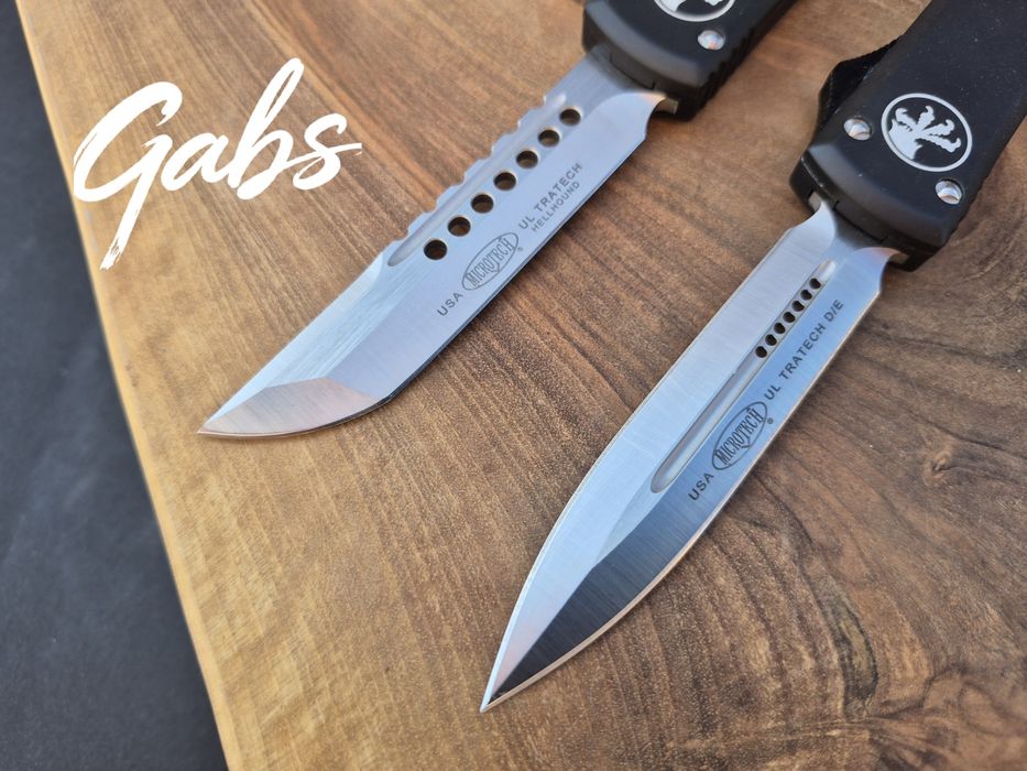 Автоматичен нож MICROTECH Ultratech ,два модела,светло острие