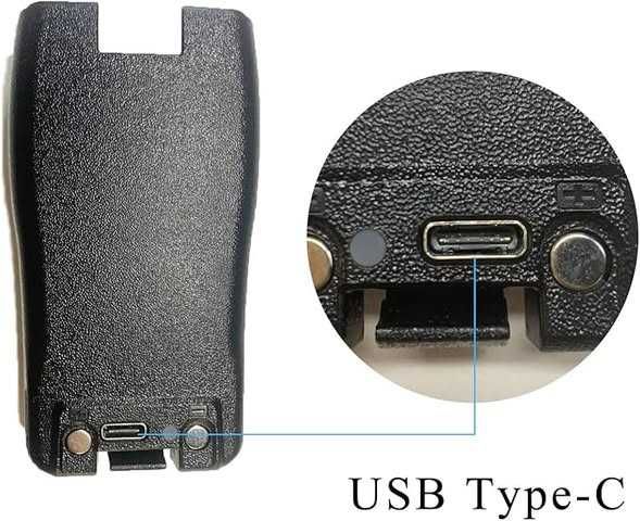 Stație walkie-talkie PMR446 , cu 16 canale PT88E ,Negru, 6 bucăți