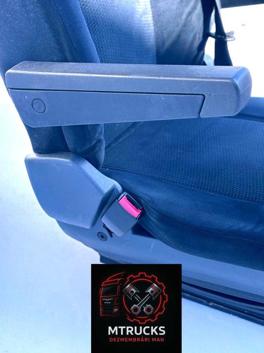 Scaun șofer ISRI NEGRU MAN TGX/TGS/TGA/TGM/TGL Made in Germany