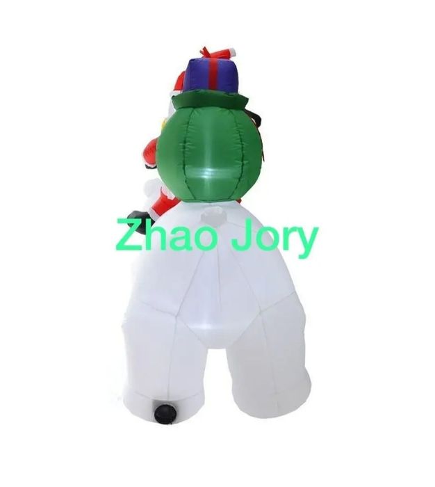 Надувной Медведь Дед мороз Реклама Новый год