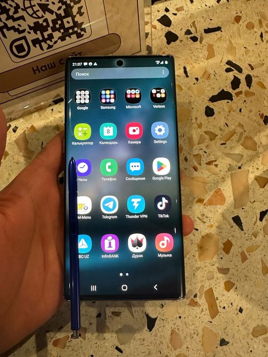 Samsung note 10 + 12/ 256 gb