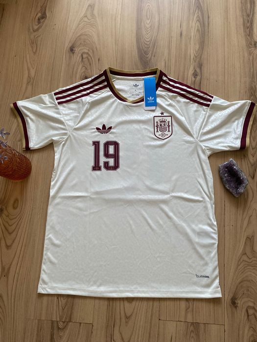 Tricou Lamine Yamal #19 - Spania Cupa Mondiala
