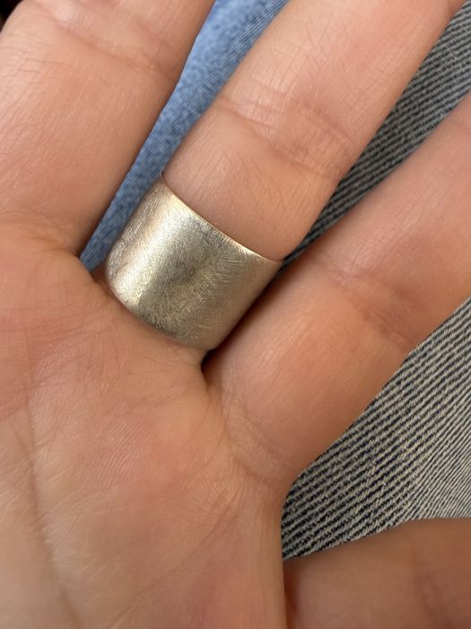 Пръстен  панделка ,сребро !