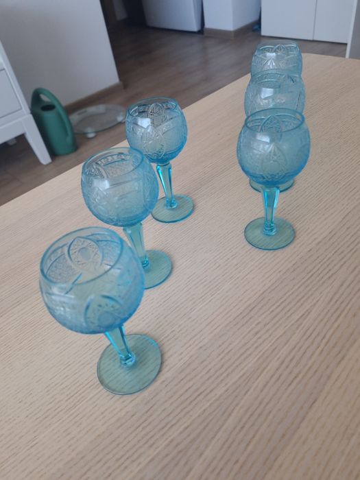 Set 6 pahare din cristal - de lichior