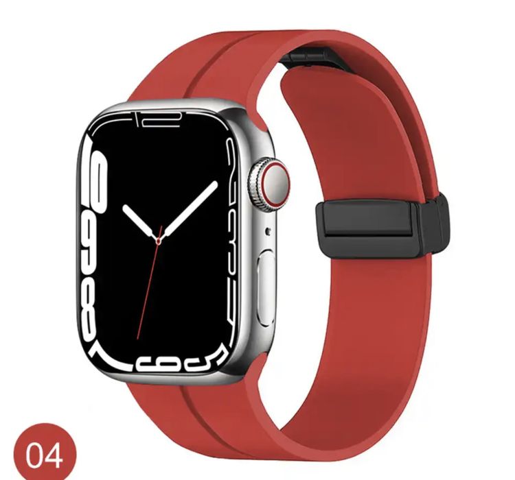 Curea Husar Silicon Magnetica Incarator Cablu Usb Ceas Apple Watch