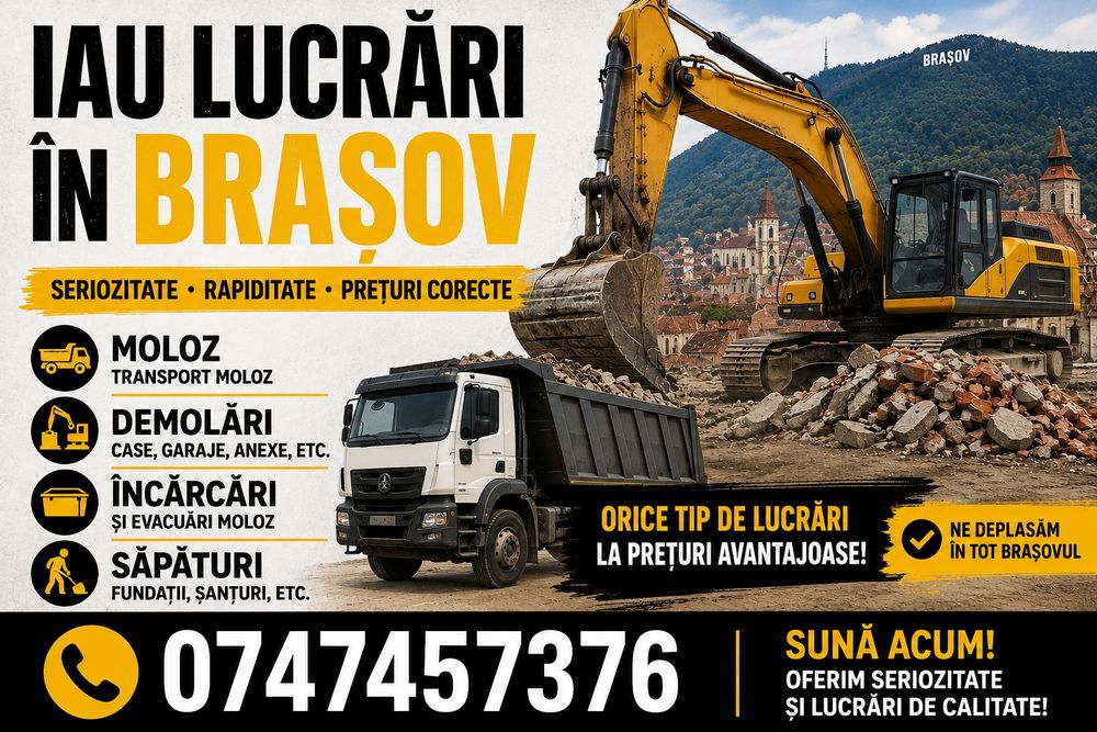 Doar in Brașov curatenie in apartamente peciuri etc
