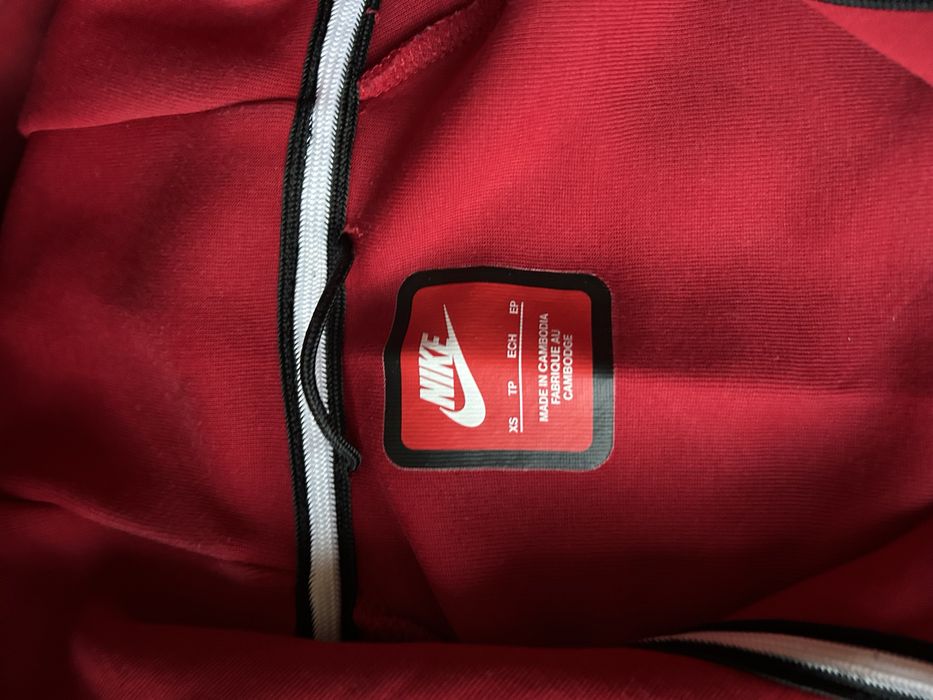 Комплект Nike tech fleece XS червен