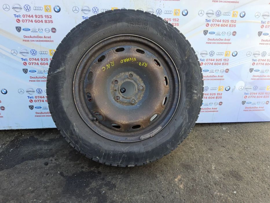 Roata rezerva Renault Trafic 2014-2020 Opel Vivaro Nissan nv300 Roata rezerva Trafic 3 r16c