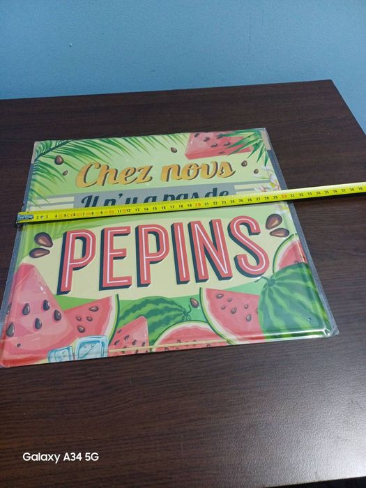 Метална табела от Франция