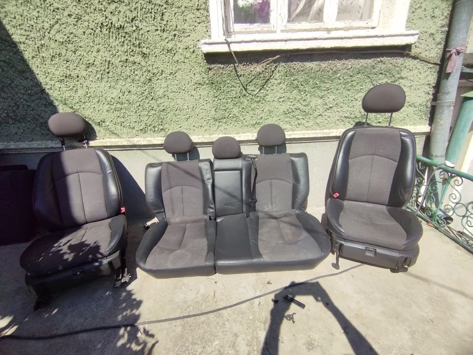 Салон кожа и плат за  Mercedes W211 комби. Мерцедес