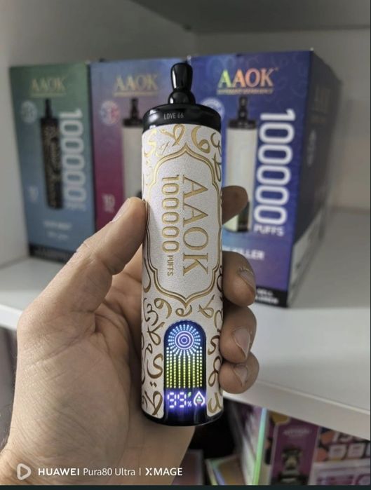 Vape 100.000 Pufs Narghilea Abur Mult Reincarcabil