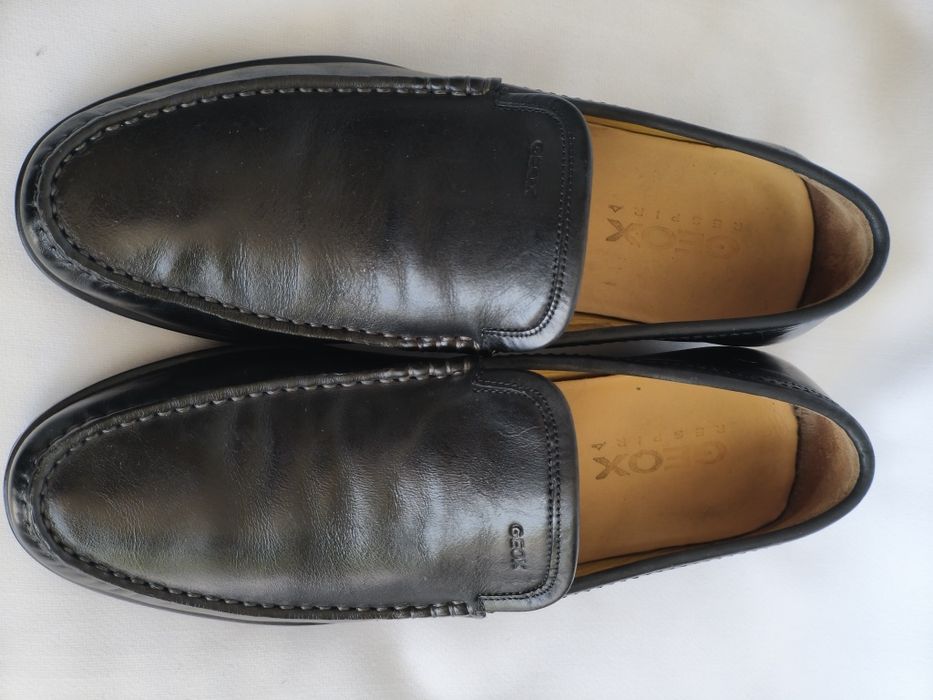 Geox, мъжки мокасини естествена кожа, номер 43