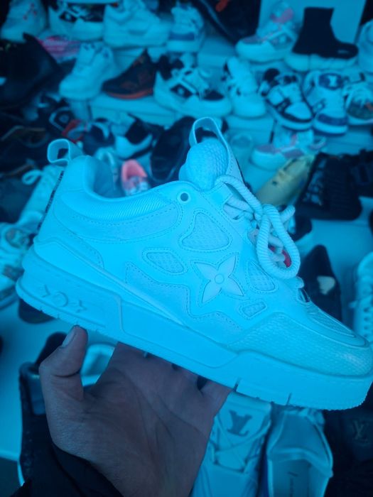 Louis vuitton skate negru și alb full calitate premium verificare cole