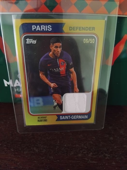 Номерирана Topps карта на Hakimi