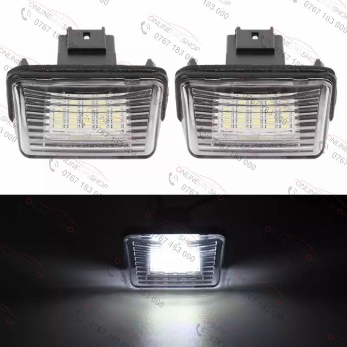 Set lampi LED numar PEUGEOT 206, 207, 306, 307
