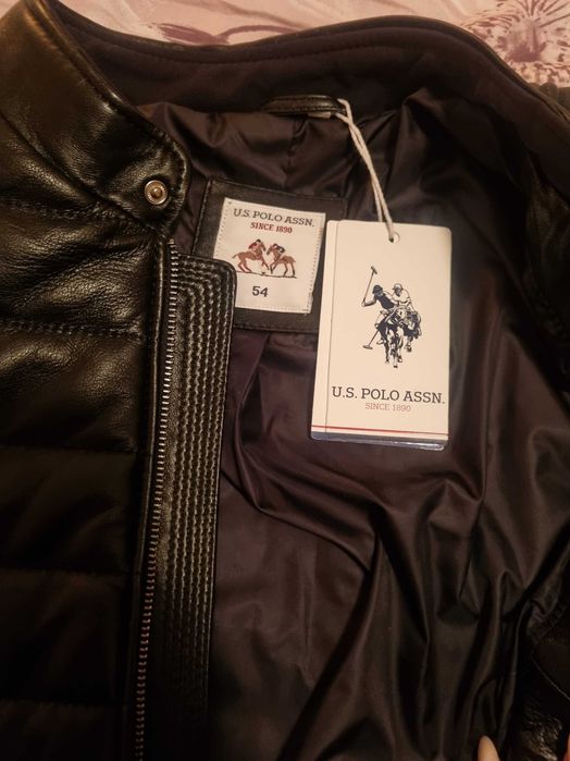 U.S.Polo мъжко яке естествена кожа