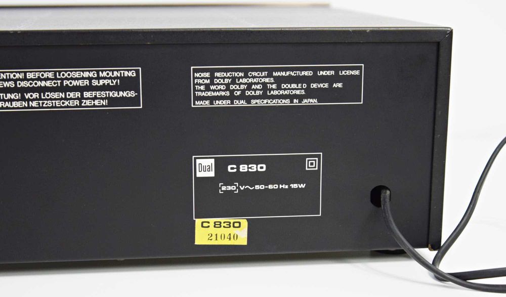 Deck 3 Head Dual C 830