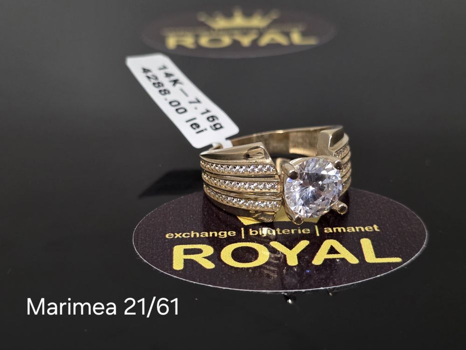 Bijuteria Royal: Inel aur 14k/7.16 gr