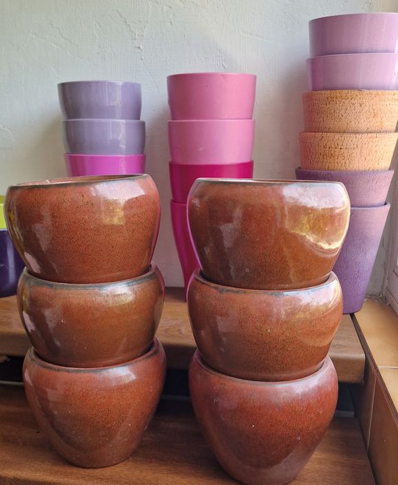 Oferta valabila 3 zile! - 20 vase ceramica diverse culori - 8 lei/buc