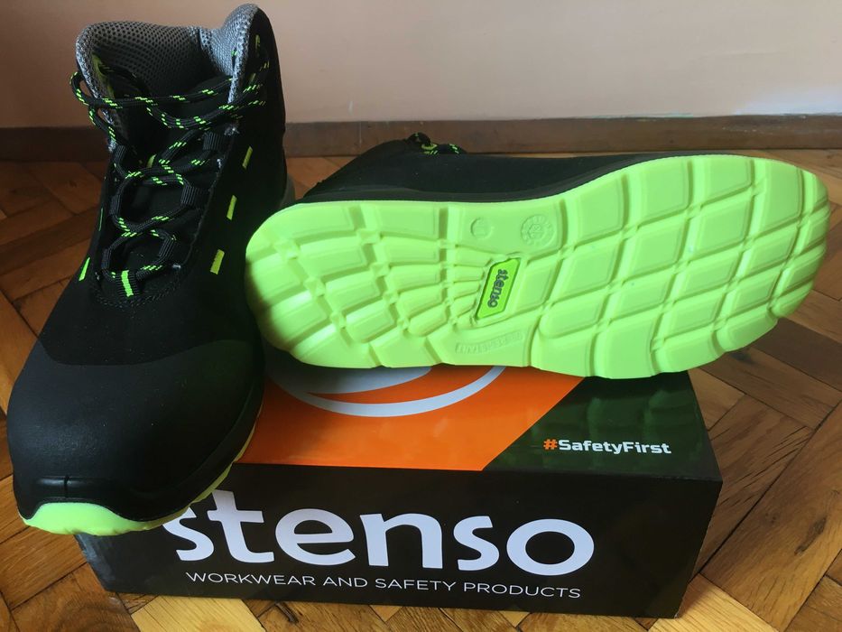 Продавам работни обувки Stenso JETT GREEN ANKLE MF S3