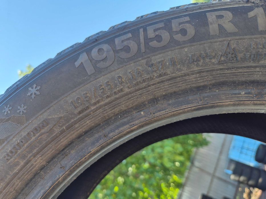 2 Anvelope M+S IARNA - 195/55/16 87H - Semperit Speed-Grip - CA NOI - DOT 2022 !