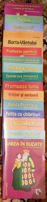 Set 16 carti de povesti si de colorat