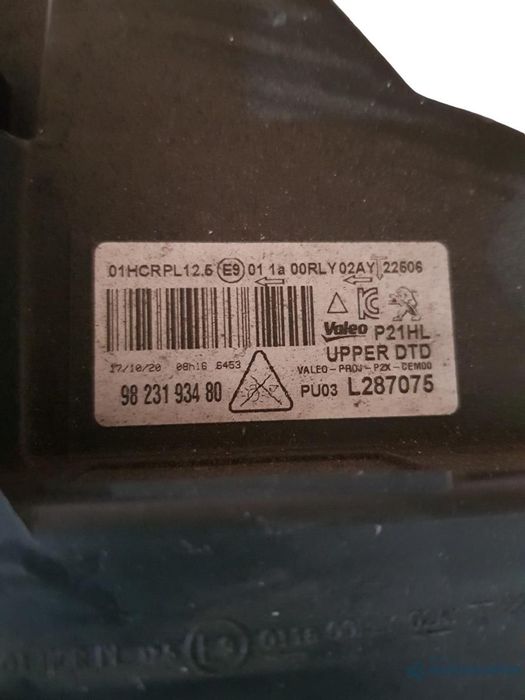 Far Led Dreapta Peugeot 2008 2020-2024
