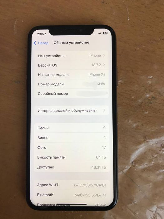 iPhone Xs 64Gb 76% Srochna!