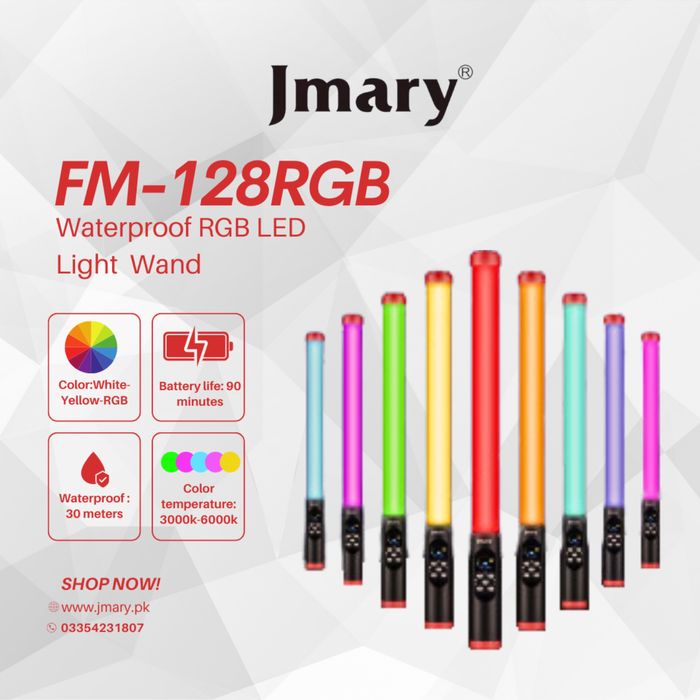 Jmary FM-128RGB — световой жезл для съёмки фото и видео