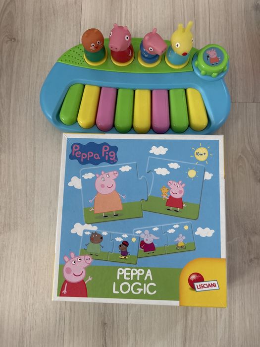 Set puzzle si jocuri copii 3+ Mix sau Peppa