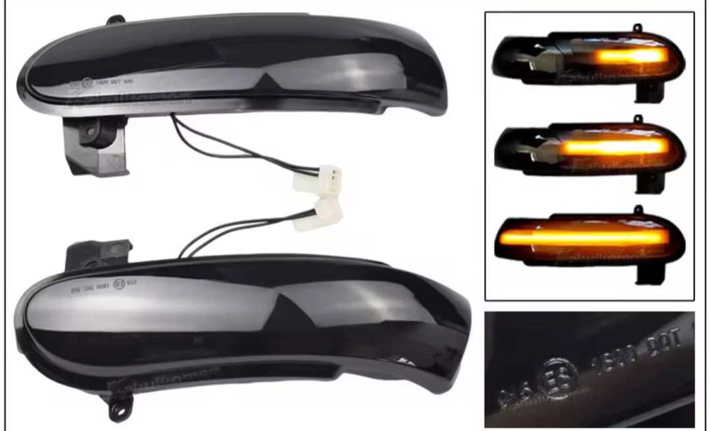 Динамични бягащи мигачи за огледалата Мерцедес Mercedes R171 W171 SL