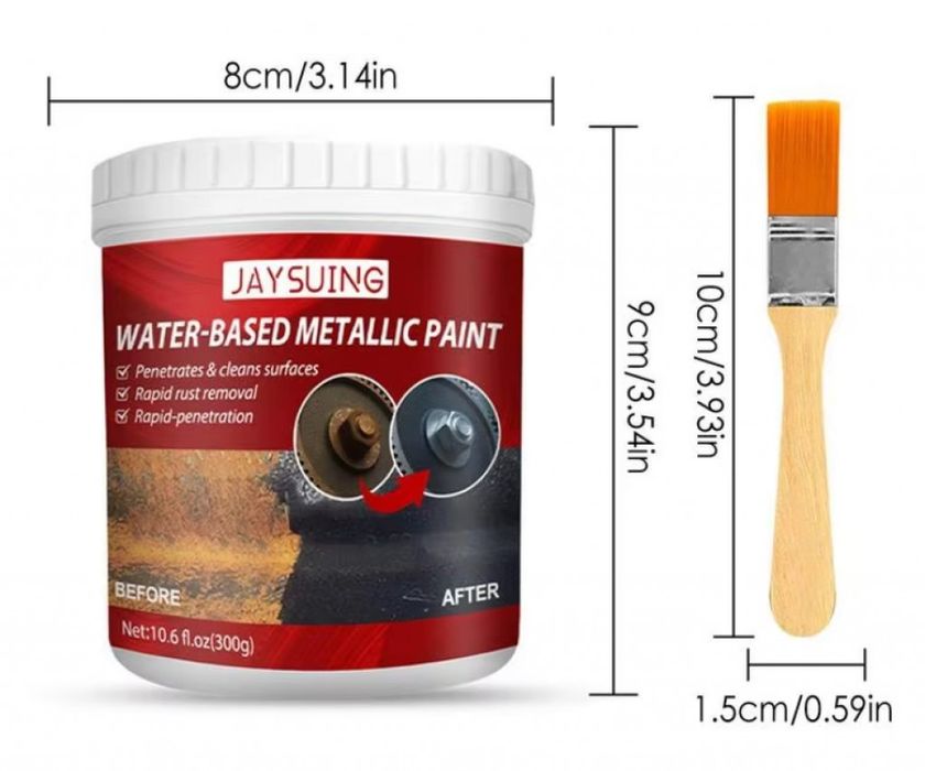 Боя Отстранява ръжда + четка