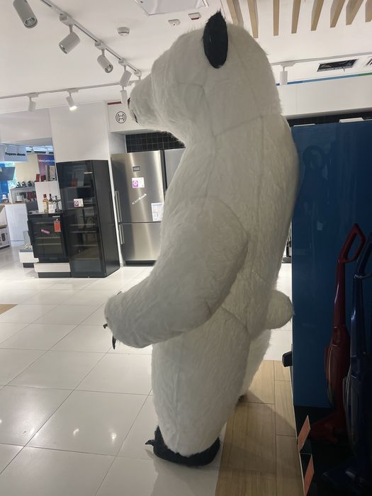 Mascota  urs gonflabil 2.60 h cu baterie si incarcator