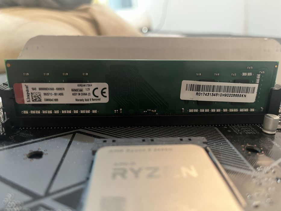 Kit PC Ryzen 5 2400G + ASUS B450M-A + 8GB DDR4 – testat, funcțional