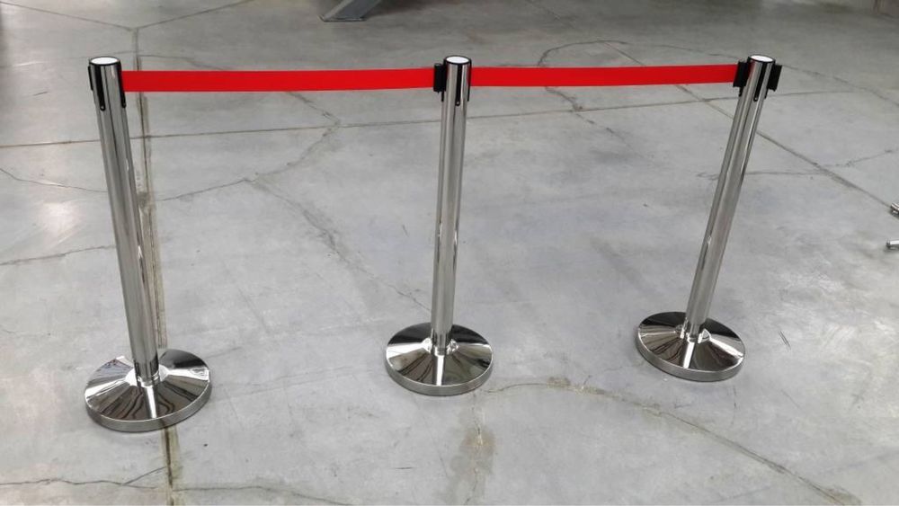 Аренда прокат 5 метровых парфлексов (тенсаторы) ленточные ограждения