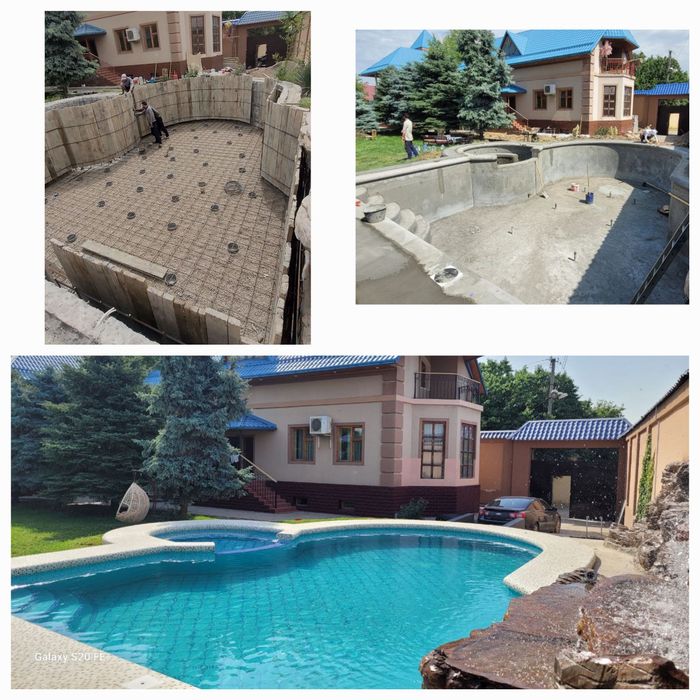 Бассейн қуриш, реконструкция ва ремонт