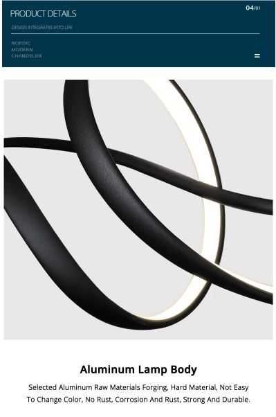 Lampa led aluminiu dining / living ( lustra led )