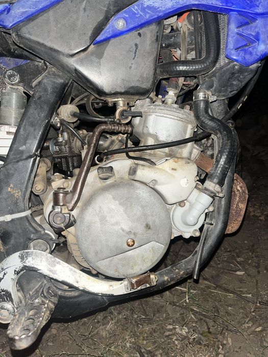 Yamaha yz AM6 двигател