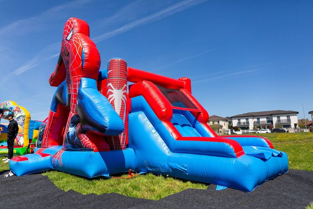 Topogan gonflabil Spiderman