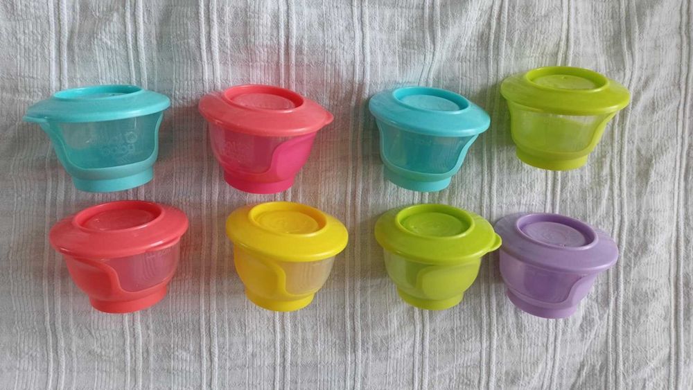 Контейнери за бебешка храна 60мл. - 8 бр.