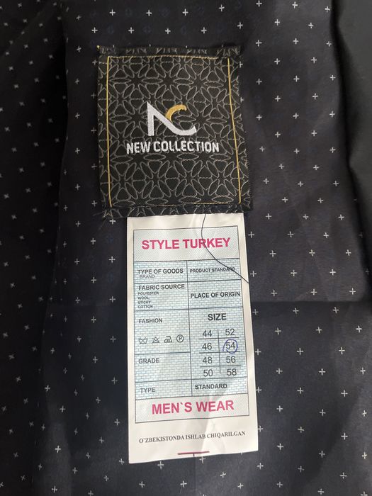 Темно-синий куртка (новый)